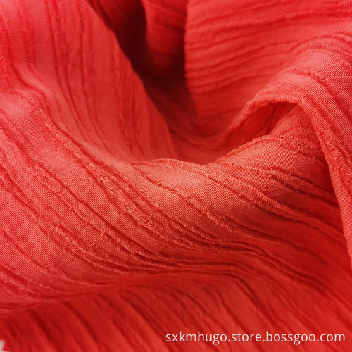Textile fabric Crinkled Chiffon Moss Crepe Fabric